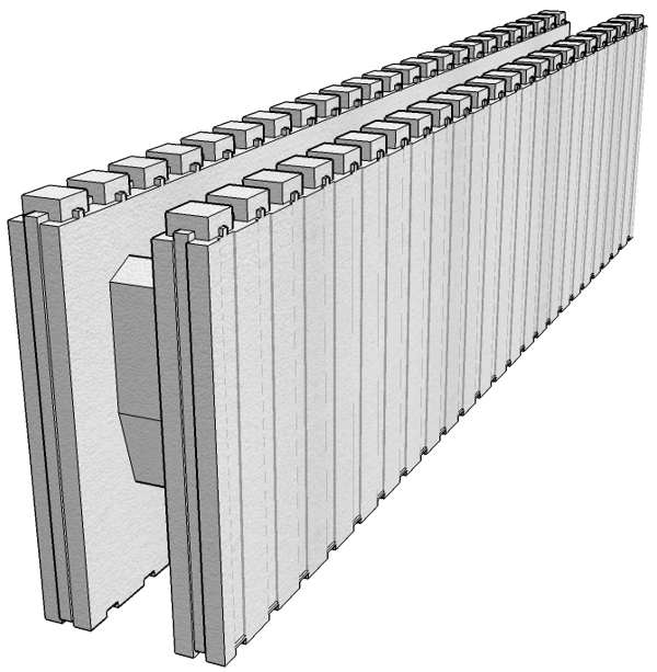 bloque ICF para muros en Panamá