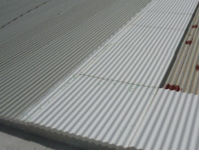 lámina aislante TERMOLÁMINA sobre techo metálico