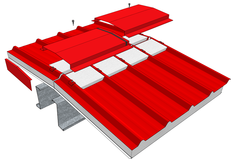 panel tipo sándwich para techo
