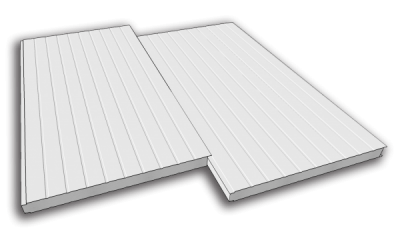 panel tipo sándwich ISOPANEL con núcleo EPS